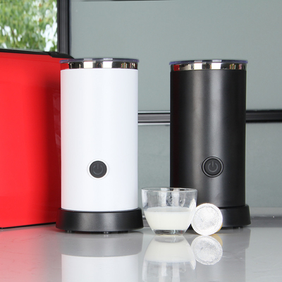 450W الحليب باخرة التلقائي آلة الفولاذ المقاوم للصدأ الكهربائية frother الحليب