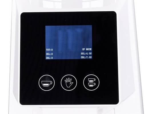 مطحنة قهوة تجارية بقوة 370 واط مع شاشة LCD تعمل باللمس بالكامل وضمان لمدة سنة واحدة